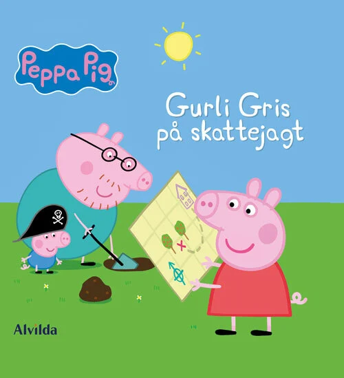 Peppa Pig Gurli Gris P Skattejagt Af Bog Id