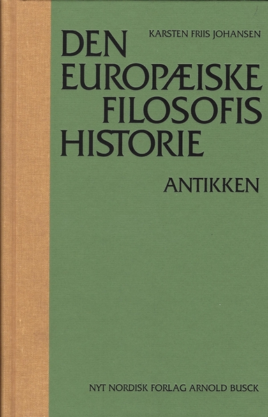 Den europæiske filosofis historie Antikken