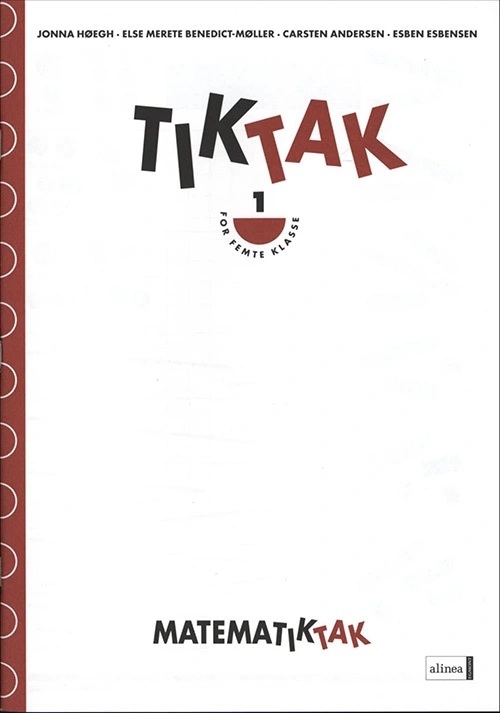 Billede af Matematik-Tak 5.kl. Tik-Tak 1