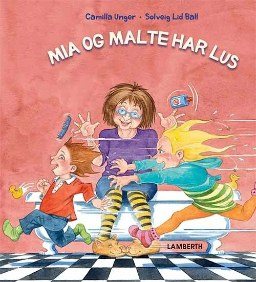 Billede af Mia og Malte har lus