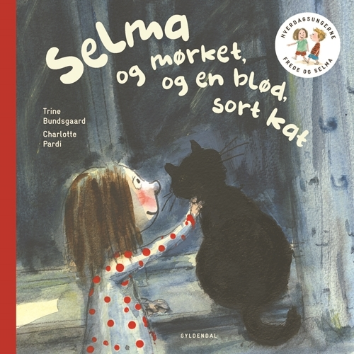 Billede af Frede og Selma 3 Selma og mørket og en blød, sort kat