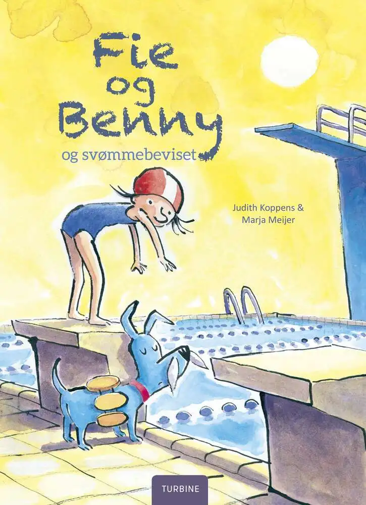 Billede af Fie og Benny og svømmebeviset