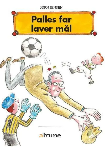 Billede af Palles far laver mål