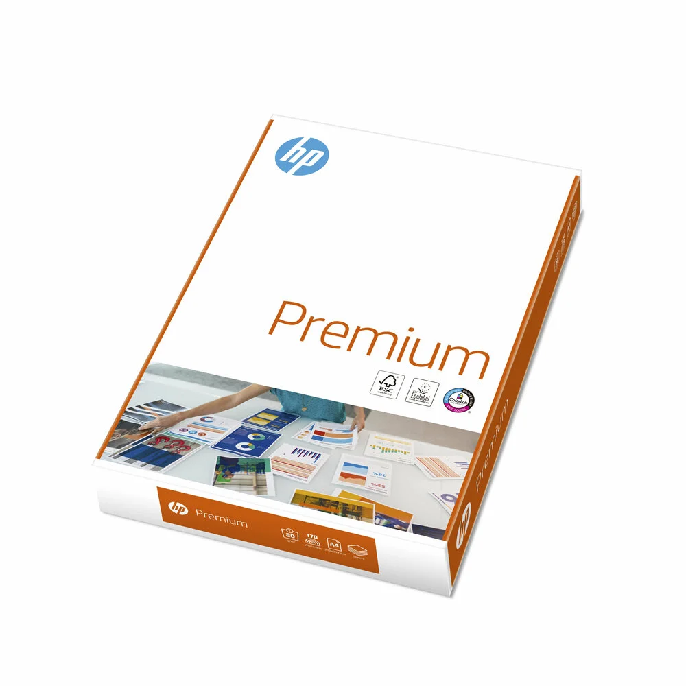 Kopipapir HP premium hvid A4 80g 500ark