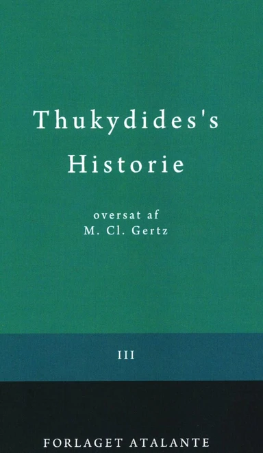 Thukydides's Historie III