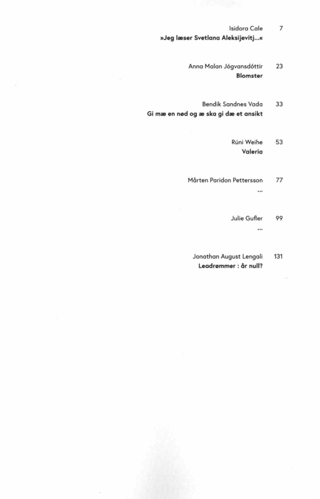 Billede af Forfatterskolens Afgangsantologi 2018
