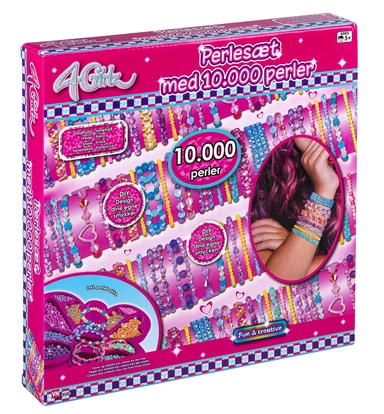 4-GIRLZ PERLER I ÆSKE