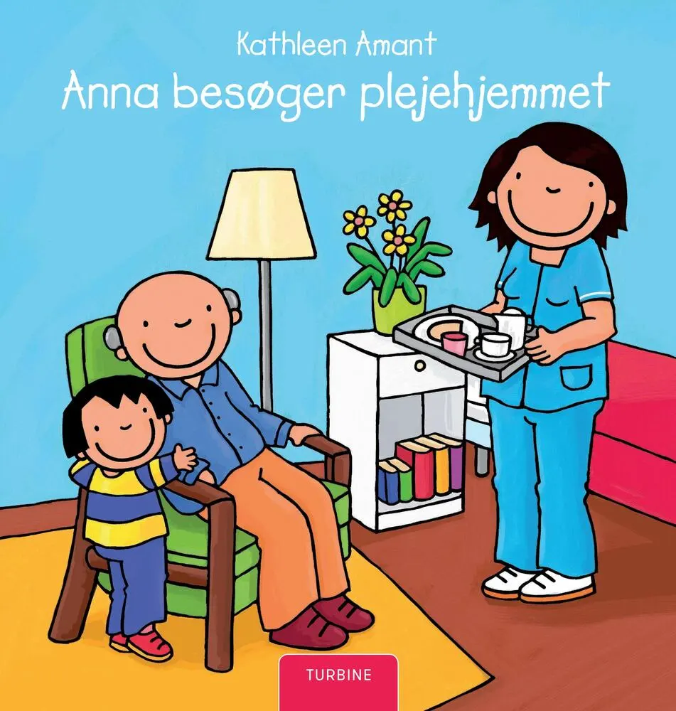 Billede af Anna besøger plejehjemmet