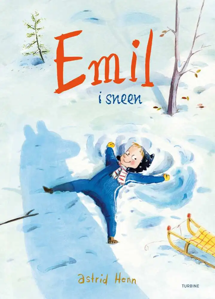 Billede af Emil i sneen