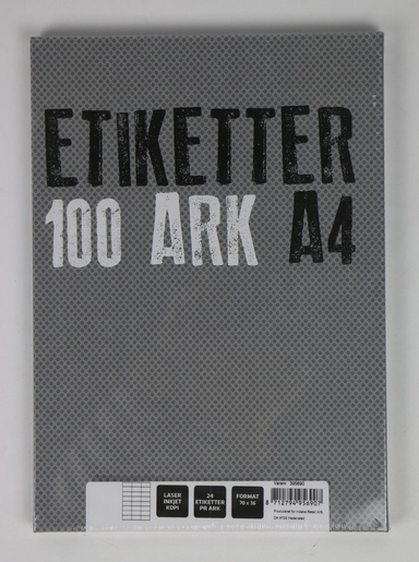ETIKET RELIEF 100 ARK