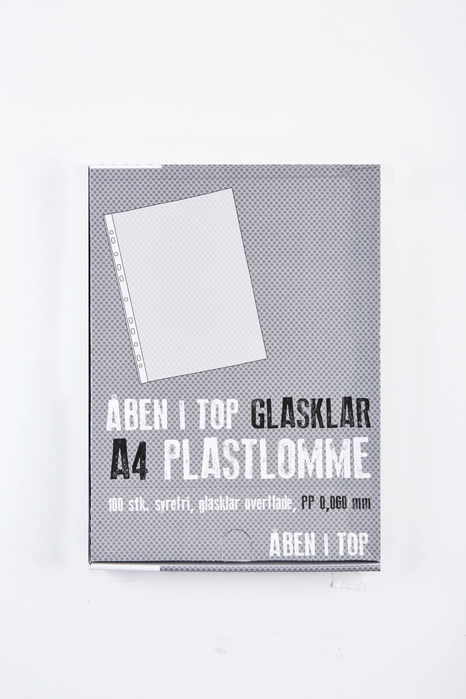 #3 - Plastlomme basic glasklar A4 0,06mm 100stk