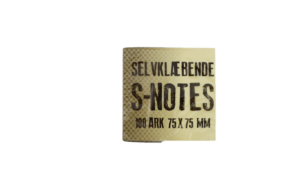 Selvklæbende blok Relief s-notes