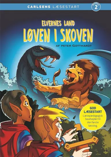 Carlsens Læsestart - Elvernes land - Løven i skoven