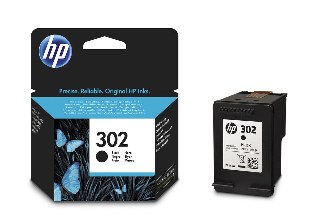 HP 302 black ink cartridge printerpatron