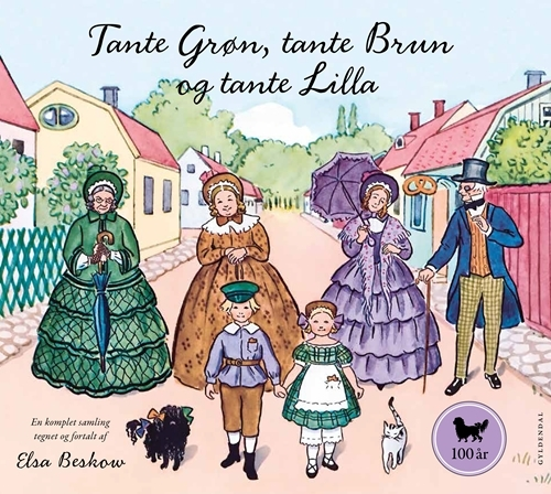 Billede af Tante Grøn, tante Brun og tante Lilla - en komplet samling