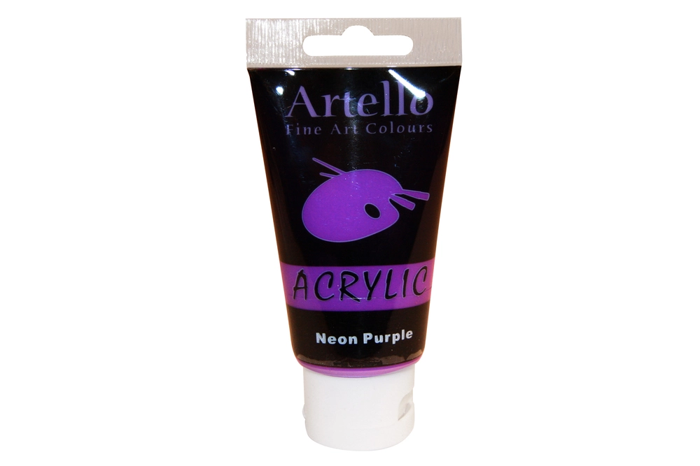 Akrylmaling Artello lilla neon 75ml