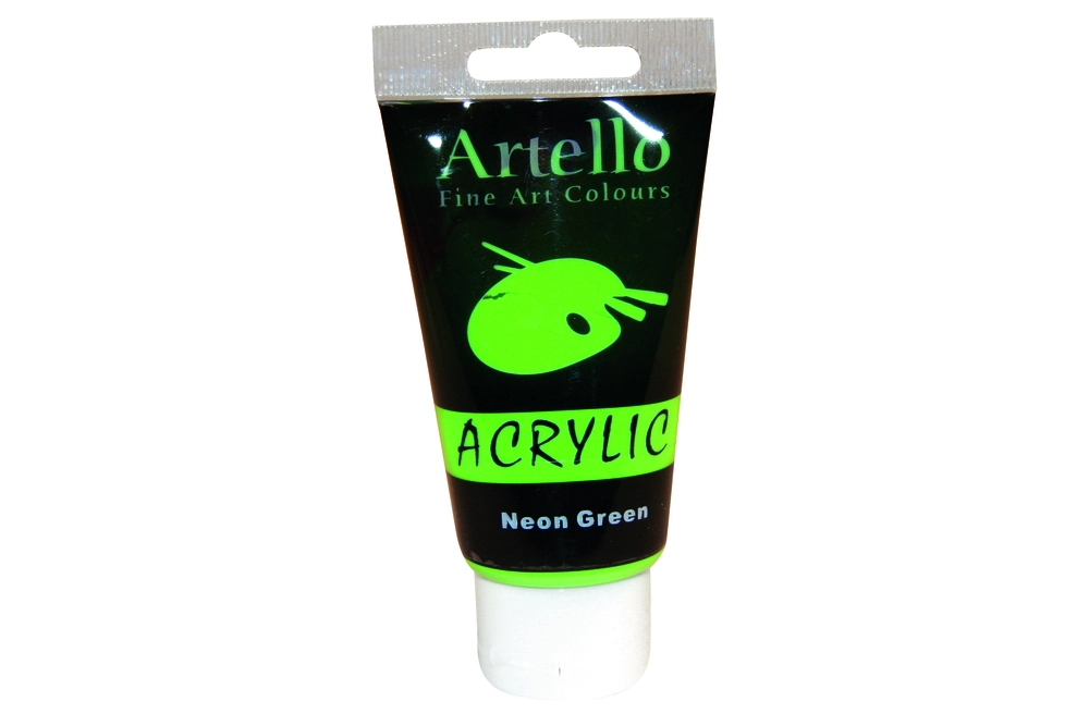 Akrylmaling Artello grøn neon 75ml