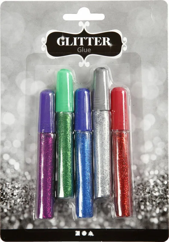 #3 - Glitterlim sortiment 5x10 ml