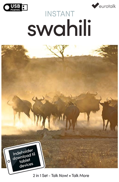 Swahili begynder- og parlørkursus USB & download