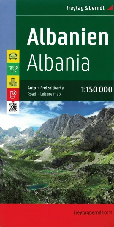 Albanien - Albania Road & Leisure Map