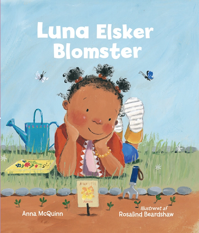 Billede af Luna elsker blomster