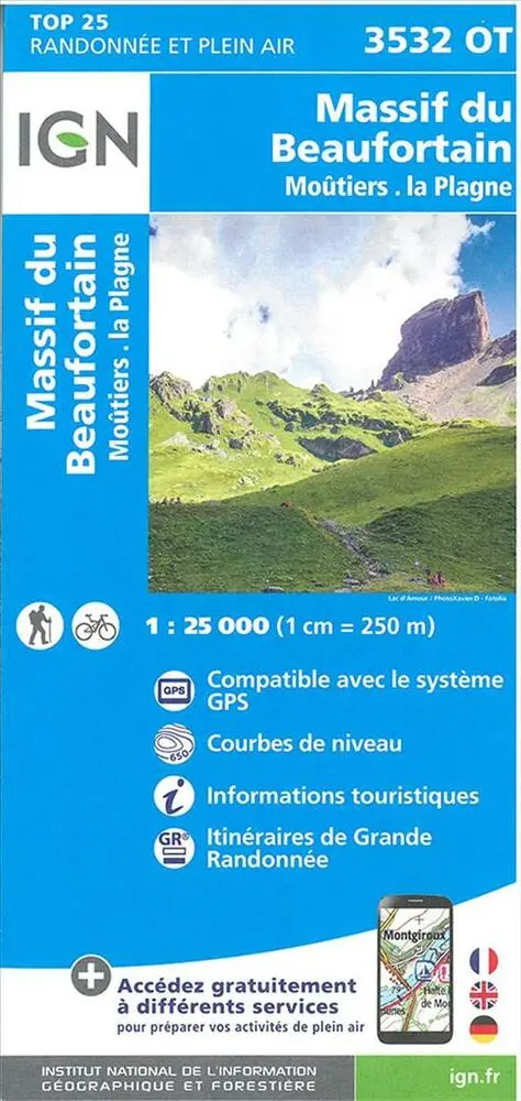 Billede af TOP25: 3532OT Massif du Beaufortin - MoÃ»tiers - La Plagne