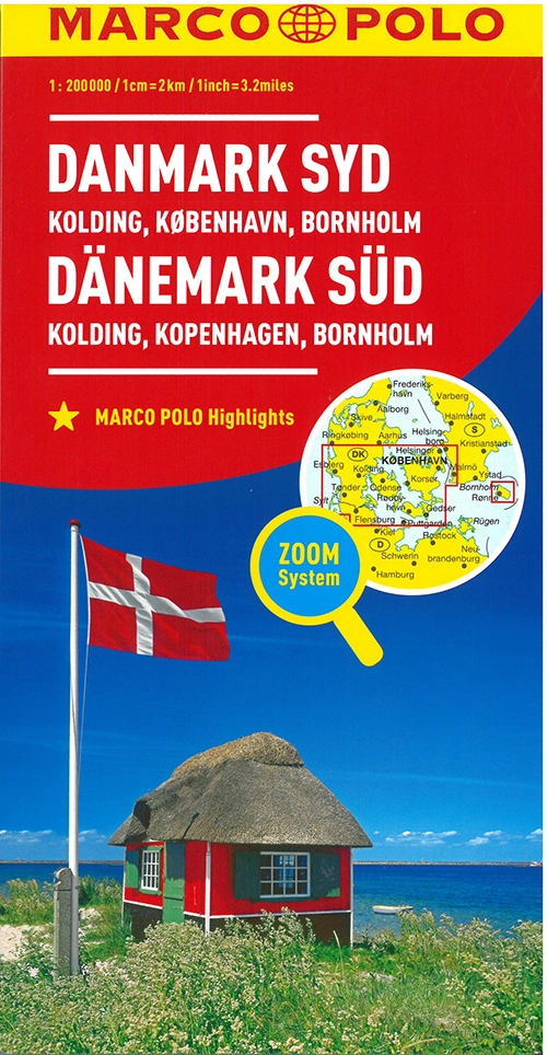 Billede af Danmark Syd: Kolding, København, Bornholm