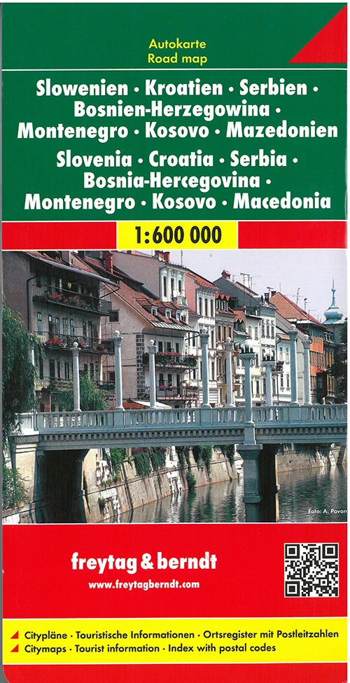 Billede af Slovenia - Croatia - Serbia -Bosnia - Hercegovina - Montenegro - Macedonia