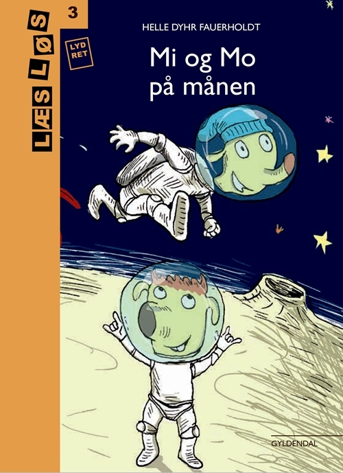 Billede af Mi og Mo på månen