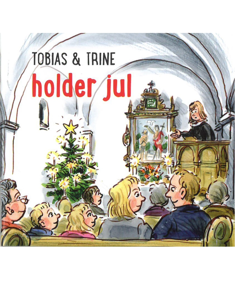 Billede af Tobias & Trine holder jul