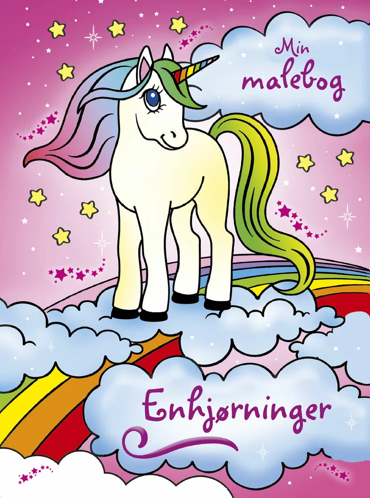 Billede af Min malebog: Enhjørninger