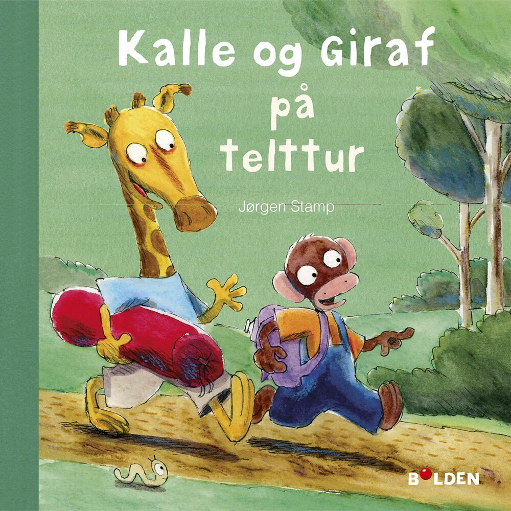 Billede af Kalle og Giraf på telttur