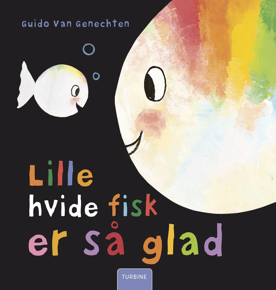 Billede af Lille hvide fisk er så glad