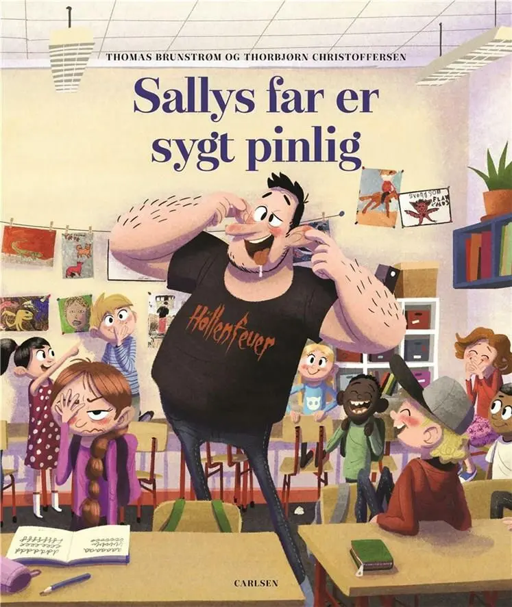 Billede af Sallys far er sygt pinlig