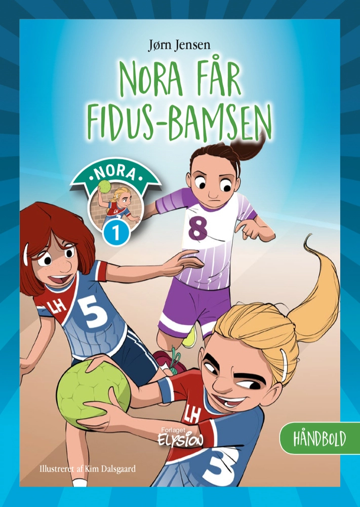 Billede af Nora får fidus-bamsen