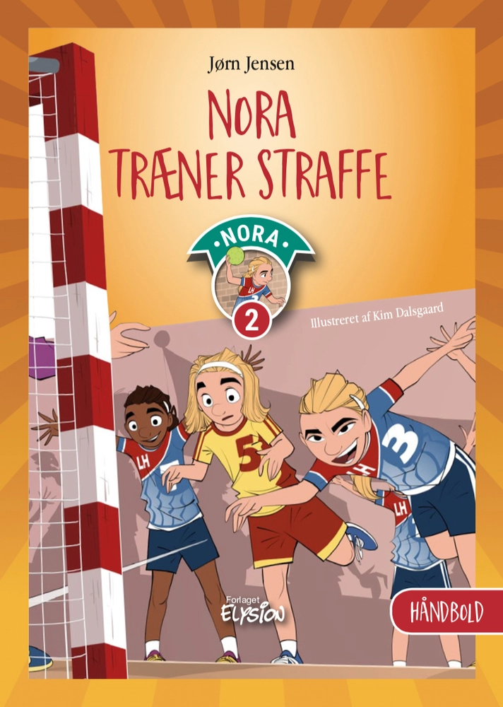 Billede af Nora træner straffe