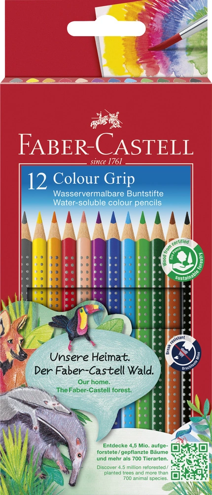 Farveblyant grip Faber-Castell 12 stk billede