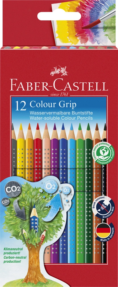 Farveblyant grip Faber-Castell 12 stk
