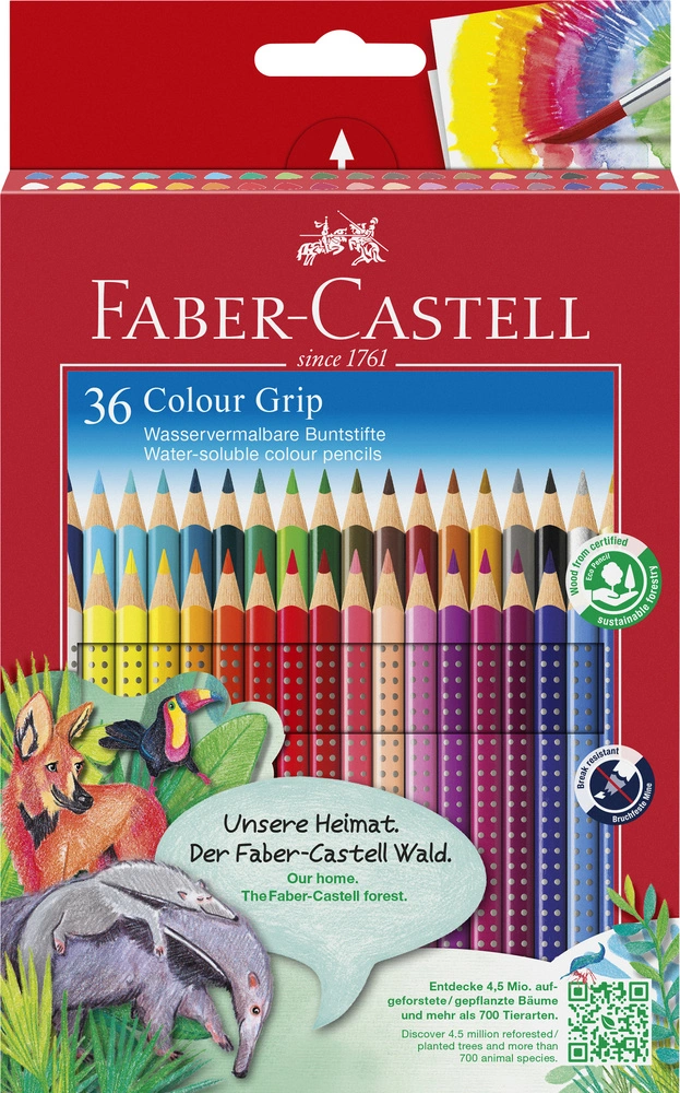 Farveblyant grip Faber-Castell 36 stk. billede