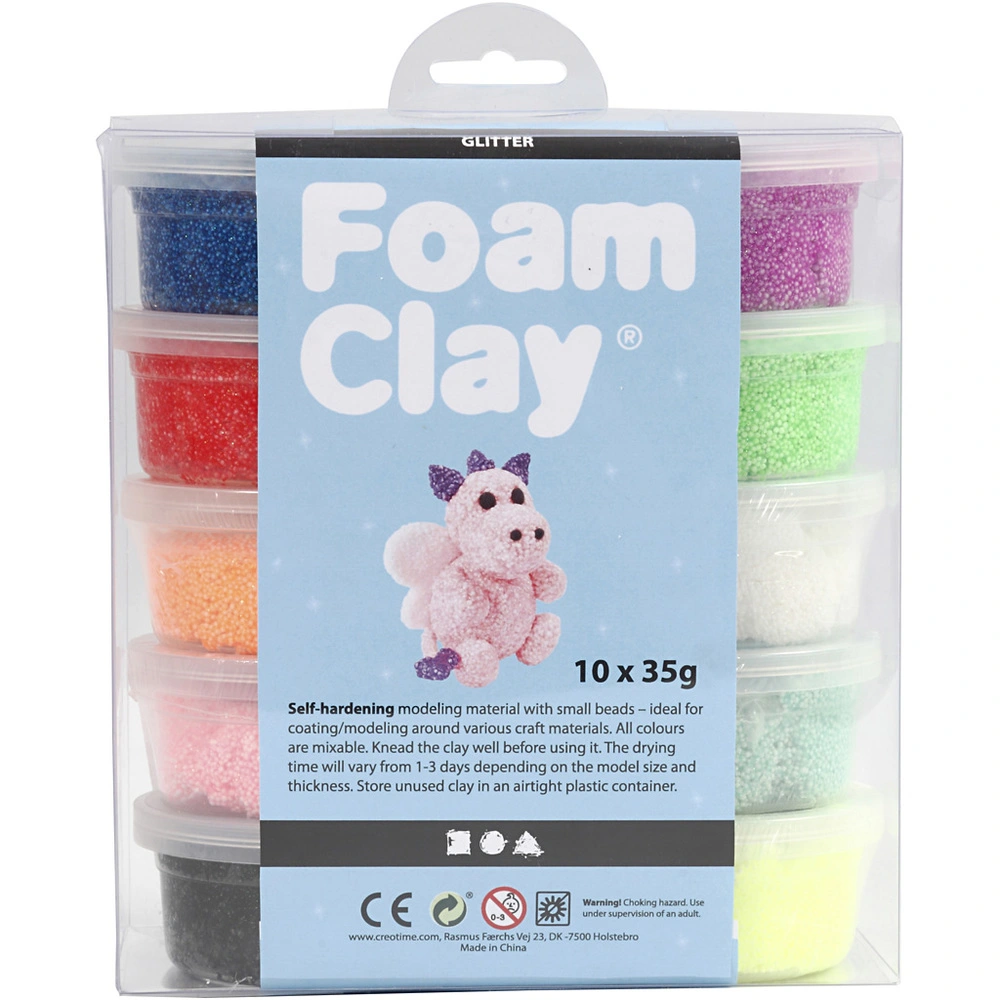 Foam clay glitter billede