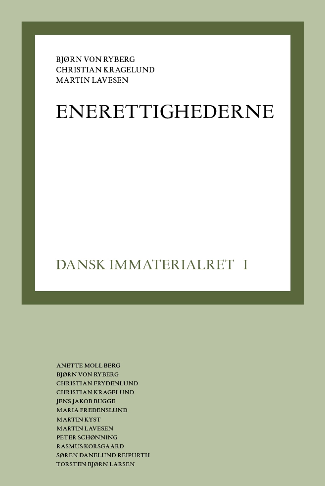 Billede af Dansk immaterialret l
