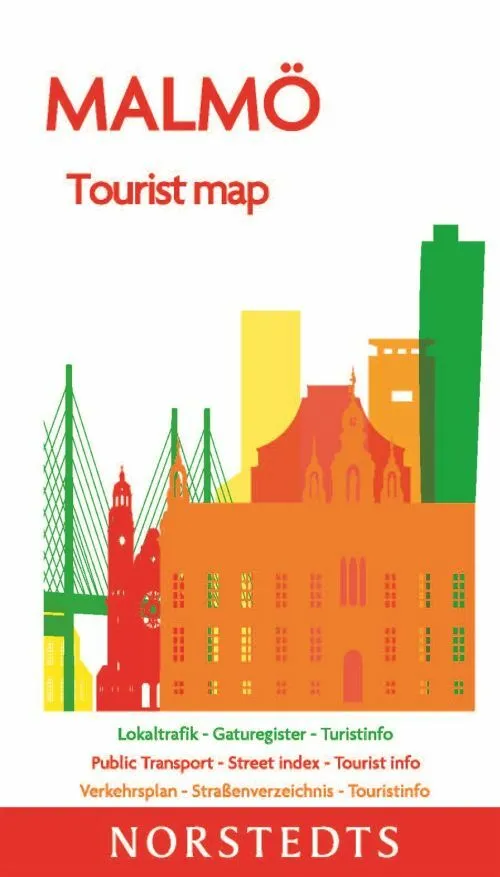 Billede af Malmö tourist map