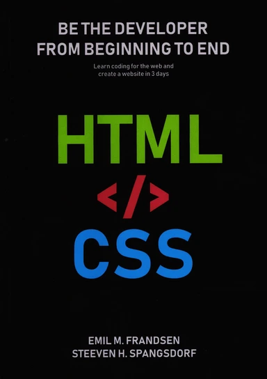 The website in html and css