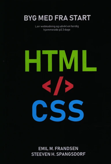 Hjemmesiden i html og css