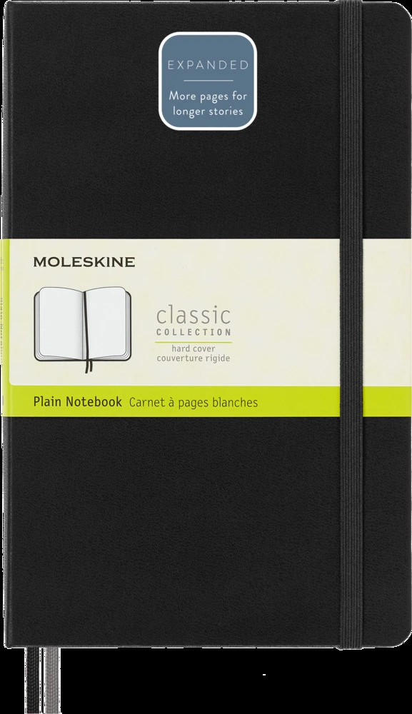 Moleskine hard u/linjer 400 ark