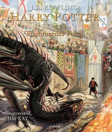 Harry Potter 4 - Harry Potter og Flammernes Pokal - illustreret