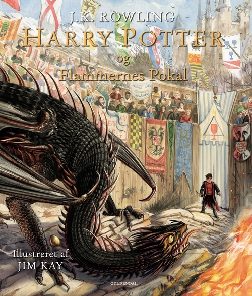 Billede af Harry Potter 4 - Harry Potter og Flammernes Pokal - illustreret