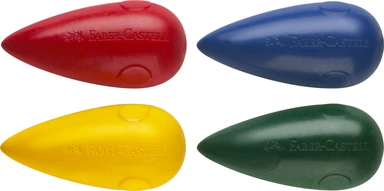 Børnekridt Faber-Castell 3+4 Farver