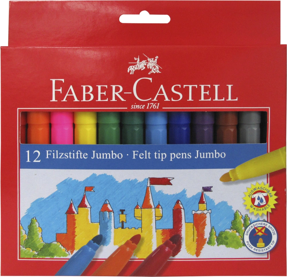 Tusser jumbo Faber-Castell 12ass