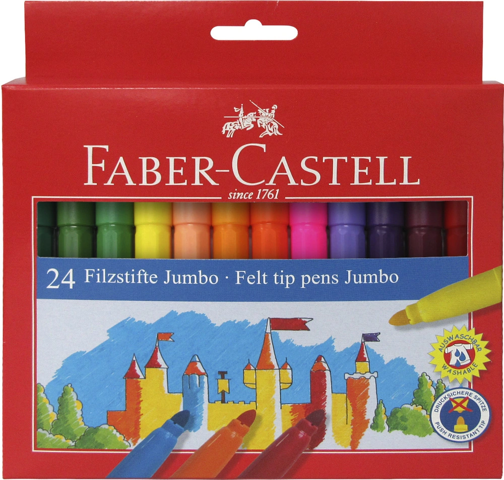 Tusser jumbo Faber-Castell 24ass
